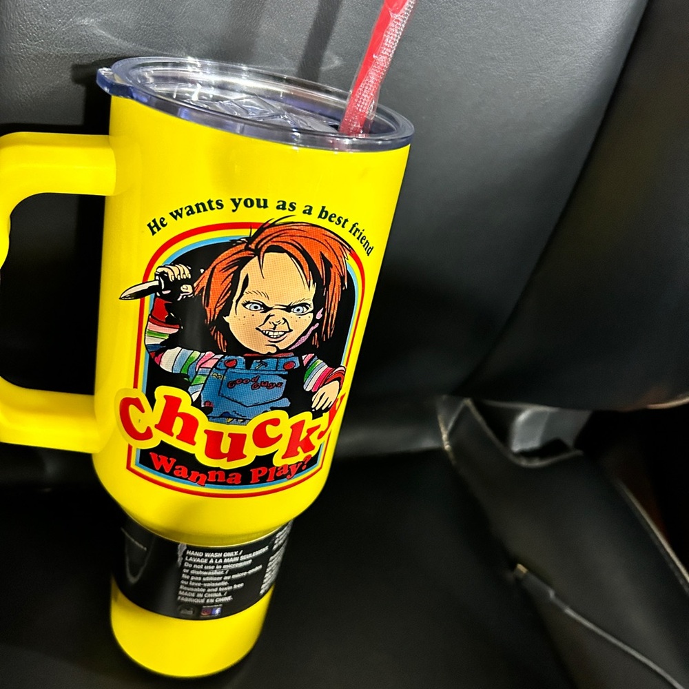 Chucky 40 oz tumbler NEW WITH TAGS